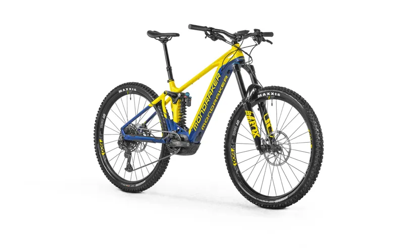 Mondraker Level R 29Inch Electric Mountain Bike Yellow/ Blue-1